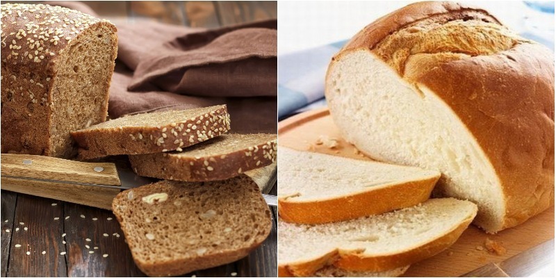 Giống và khác nhau giữa bánh mì đen và bánh mì trắng